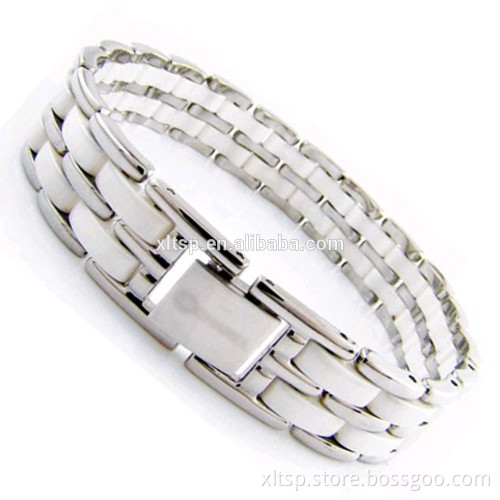 Popular sales titanium steel bracelet high quality Ceramic bracelet for men